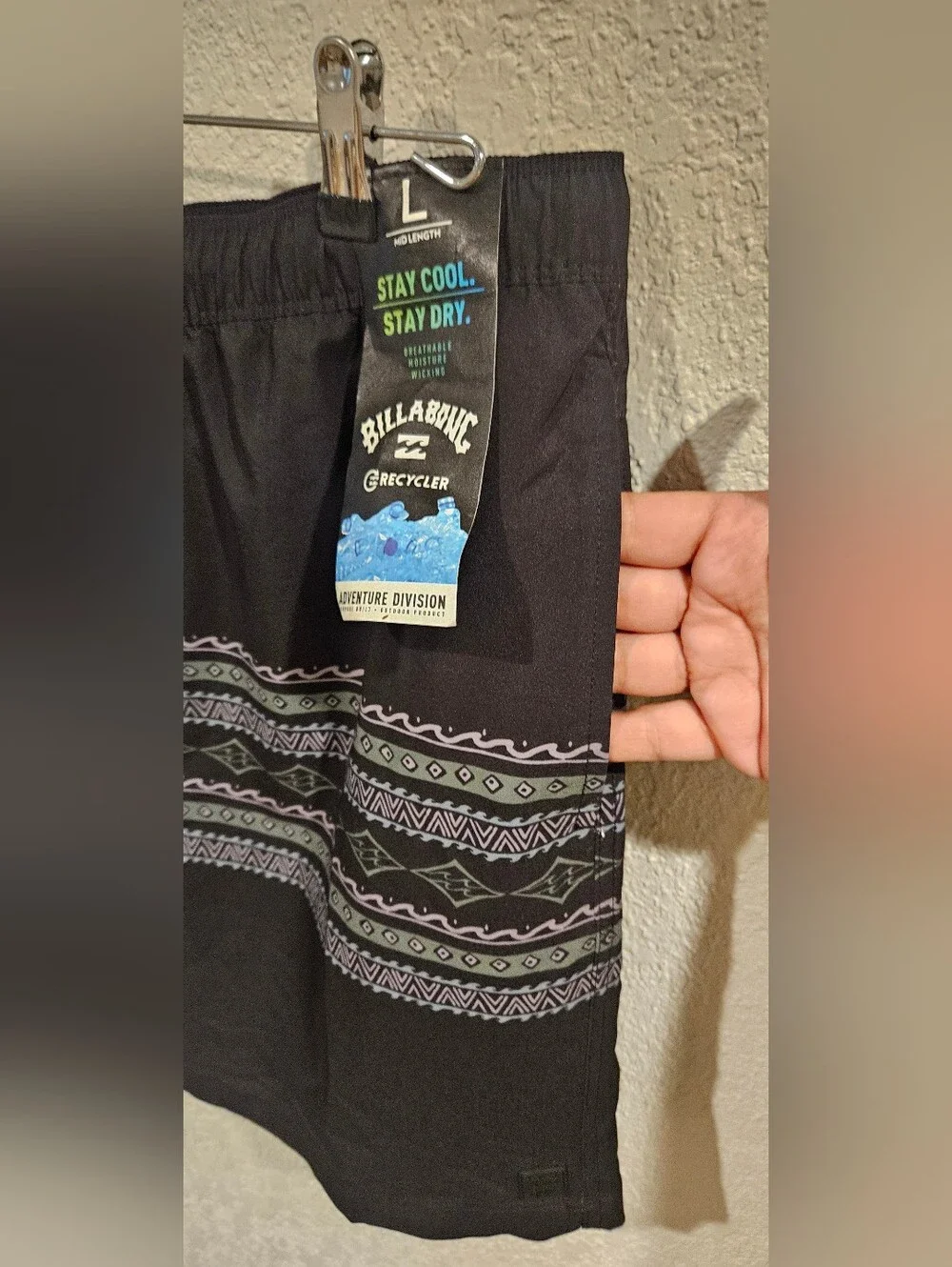 Billabong Nwt Black Boardshorts Large Mid Length